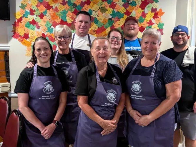 Bellefonte Elks hold fundraising  breakfast for home service program